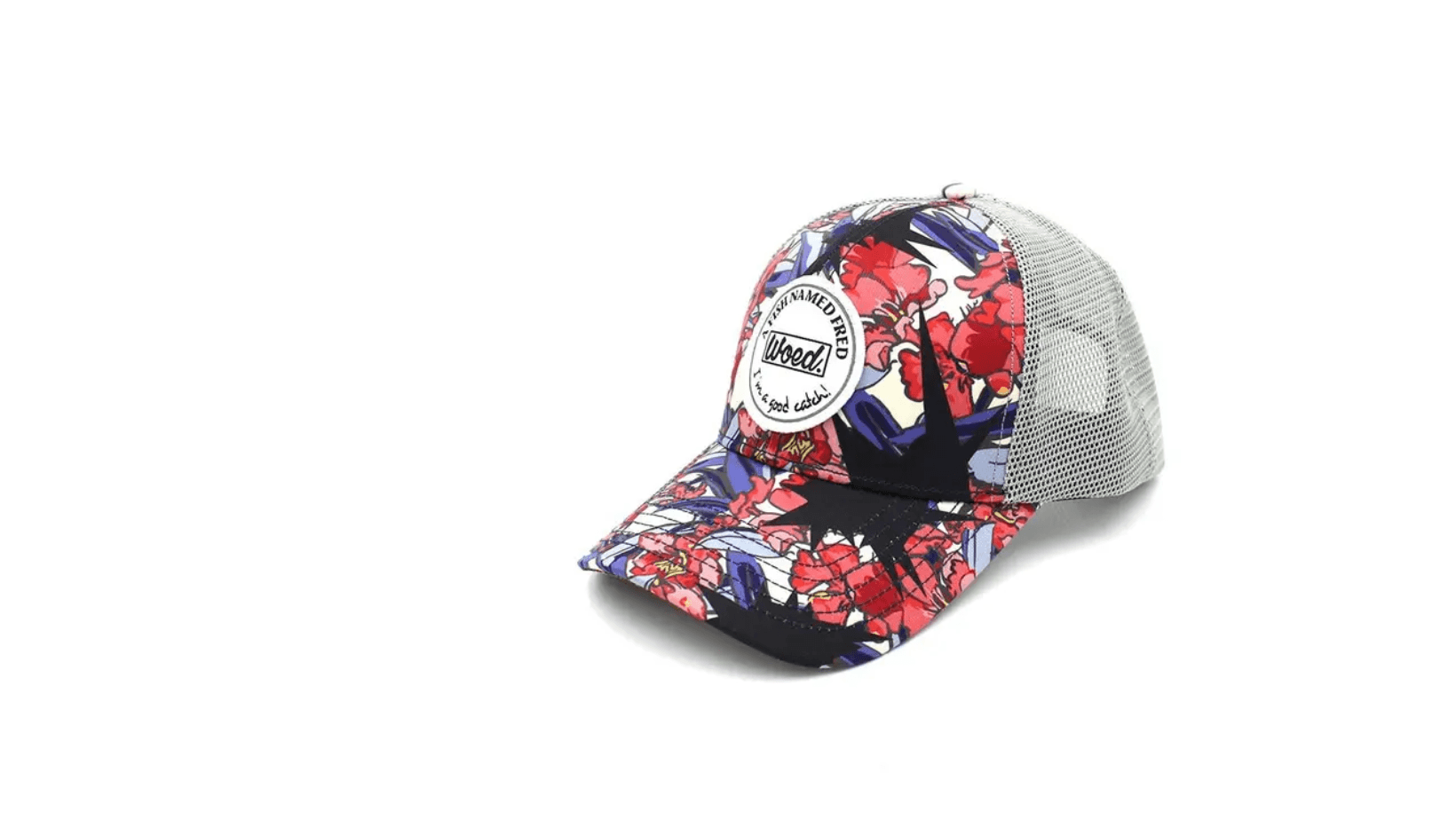 Trucker cap | A Fish Named Fred | Oleander - Nubian Lane Hat Co.