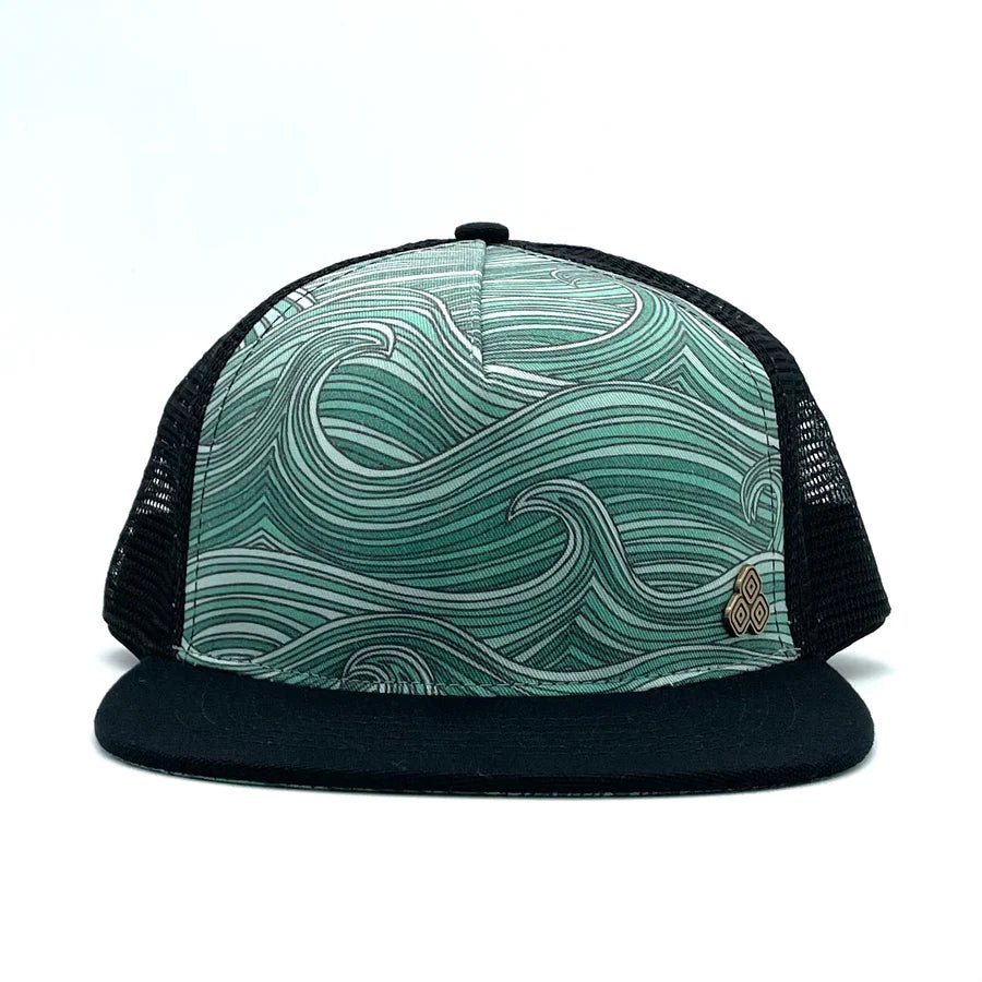 Waves Trucker Hat - Nubian Lane Hat Co.