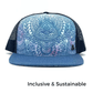 Zen Doodle Trucker Hat - Nubian Lane Hat Co.
